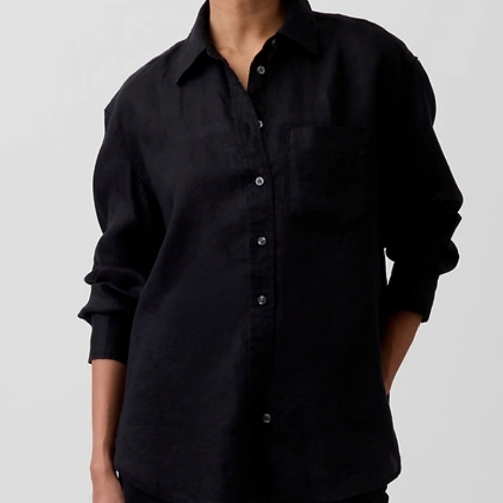 Gap 100% Linen Oversized Shirt